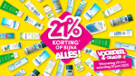 21% korting op bijna alles bij DA in de winkels bij besteding vanaf €15 van 25-6 t/m 28-6