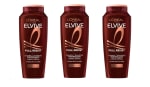 3 Botes de L'Oreal Paris Elvive Full Resist Champú Fortificante para Pelo Frágil con Tendencia a Caerse, Aloe vera, Negro, 400 ml por 7.38€