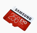 Carte mémoire microsd Samsung Evo plus - 256 Go à 16,99€