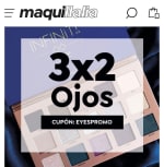 3×2 en la sección de Ojos en Maquillalia.