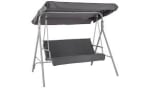 Argos Home 3 Seater Metal Swing Chair - Grey for £88 at Argos
