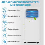 Shinco aire acondicionado móvil 9000BTU por 171,12€