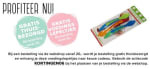 Gratis Lepeltjes bij bestelling vanaf 20 euro