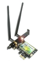 Carte WiFi 6 PCle AX 2974Mbps, Intel WiFi 6E AX200, Bluetooth 5.2 à 79,90€