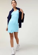 Vestido da Colcci, modelo Curto Logo na cor Azul - R$ 69,99