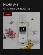 5% korting op alles Divain parfums
