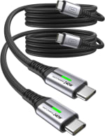INIU 240W USB C-kabel, [2-pack 2m] PD-snellaadkabel USB C naar USB C