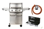 Pack barbacoa de gas Nateriel Hudson +Adaptador de gas + Maletín 5 accesorios por 429€