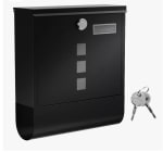 Marca SONGMICS Buzón de Correos 10 x 30,8 x 33,8 cm Negro por 22,99€