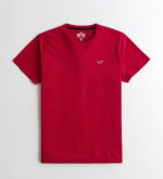 Camiseta Hollister gris cuello redondo por solo 7,99€