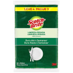 Esponja de Lavar Louça - SCOTCH BRITE com 4 uni - R$ 3,50