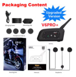 EJEAS V6 PRO + intercomunicador para casco de motocicleta por 18,55€