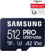 SAMSUNG PRO Ultimate microSD 512GB voor €47,90 bij Amazon