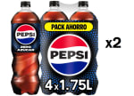 2 Packs de 4 Botellas de Pepsi Zero 1.75L MPK4 por 6,29€