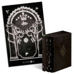 Box de Livros: Trilogia Senhor Dos Anéis + Pôster - R$ 138,99