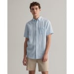 Gant Regular Fit Short Sleeve Stripe Linen Shirt for £59.40.