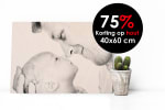 Black Friday ACTIE. Foto op hout 20x20cm voor €3,49 / 40x60 cm voor € 13,74 dmv code ( ex 5,95 euro verzendkosten )
