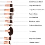 Boozyshop Rose Gold 24 pc Deluxe Makeup Brush Set nu €39,95