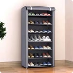 Estante de almacenamiento de zapatos a prueba de polvo, organizador multicapa no tejido por solo 6,23€