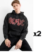 2 Sudaderas con capucha - AC/DC para Hombre por 15.99€