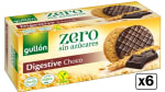 6 Paquetes de Gullón Galleta Digestive Chocolate,ZERO sin azúcar 270g por 11.16€