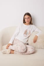 Women'secret Pijama estampado navideño por 8,09€