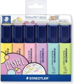 Staedtler Textsurfer estuche 6 rotuladores fluorescentes variados por 5,04€
