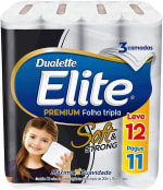Papel Higiênico Elite Premium de 12 rolos - R$ 25,70