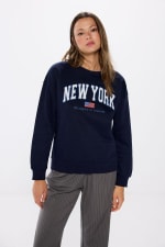 Sudadera gráfica New York para Mujer Springfield por 11.24€