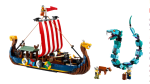 LEGO Creator 3-in-1 Vikingschip en de Midgaardslang (31132) voor €89,99