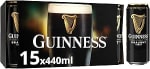 Guinness Draught Stout 15x440ml Cans – £8.08