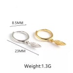 Pendientes plata de ley 925 por solo 0,62 cent