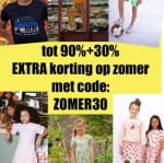 30% extra kassakorting op alle zomerkleding (ook sale!) bij Liza4kids outlet
