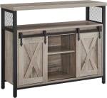 VASAGLE dressoir Industrieel 100 x 80 x 33 cm voor €94,39 bij Amazon