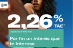 N26 cuenta remunerada 2,26% TAE: hasta 1130€ anuales.