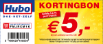 Hubo kortingsbon geldig tot eind november