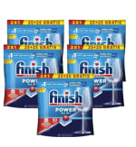 Finish Power All in 1 - Pack de 5 Paquetes De 25+25 (250) Pastillas por 31,28€