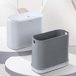 Bote basura de baño JOYBOS 10L de adsorción con tapa tipo prensa por 17,35€