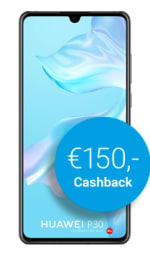 Huawei P30 met €150 cashback