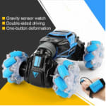 LBLA-coche acrobático teledirigido 4WD para niños, reloj de Control por gestos, inducción Deformable, coche de derrape eléctrico, transformador de coche, juguetes para niños con luz LED
