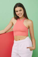 Crop top halter HI&BYE por 5.99€