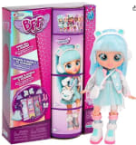 BFF Muñeca fashion con Pelo largo, Ropa de tela y 9 Accesorios por 14,29€