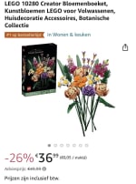 LEGO 10280 Creator Bloemenboeket voor een voordelige prijs!