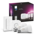 Philips Hue starterspakket E27 Lichtbron met Bridge en 1 x Dimmer Switch voor €99,99 bij Dedomoticastore