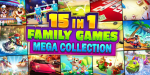 Juego Megacolección de 15 juegos familiares en 1 por 0,99€