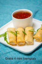 Gratis 4 mini loempia's