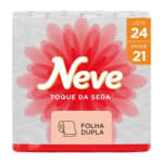 Papel Higiênico da marca Neve com 24 rolos - R$ 38