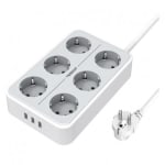 Regleta TESSAN 6 Enchufes por 7,95€