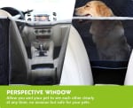 Pecute Funda Perros Coche Impermeable y Resistente Rejilla Flexible Pasar Aire Universal para SUV por solo 21,66€
