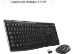 Logitech MK270 Draadloos Toetsenbord en Muiscombinatie voor €22,90 bij de Mediamarkt